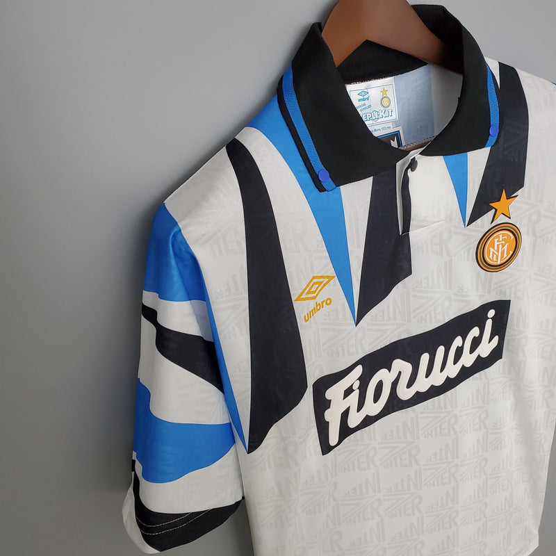 Camisa Inter de Milão Reserva 92/93 - Versão Retro - JM sports 