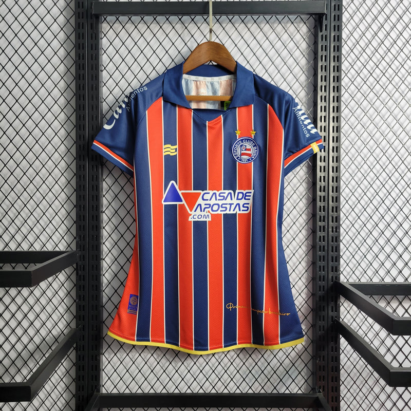 Camisa Bahia Titular 22/23 - Versão Feminina - JM sports 