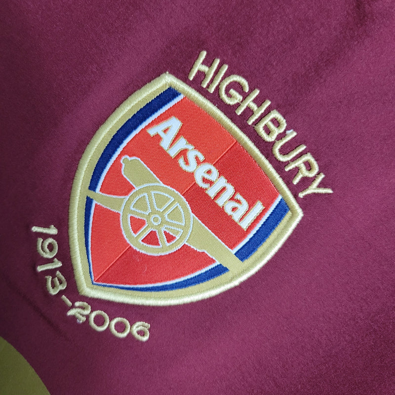 Camisa Arsenal Titular 05/06 - Versão Retro - JM sports 