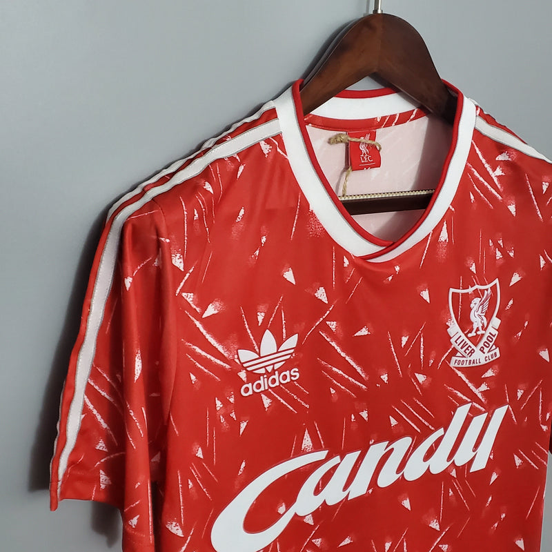 Camisa Liverpool Titular 89/91 - Versão Retro - JM sports 