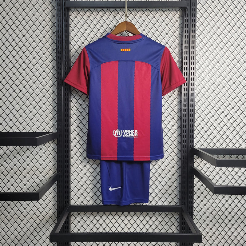 Kit Infantil Barcelona Titular 23/24 - JM sports 