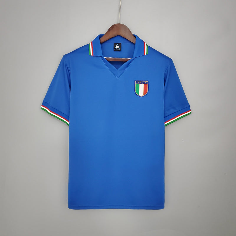 Camisa Itália Titular 1982 - Versão Retro - JM sports 