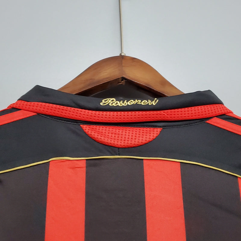 Camisa Milan Titular 06/07 - Versão Retro Manga Comprida - JM sports 