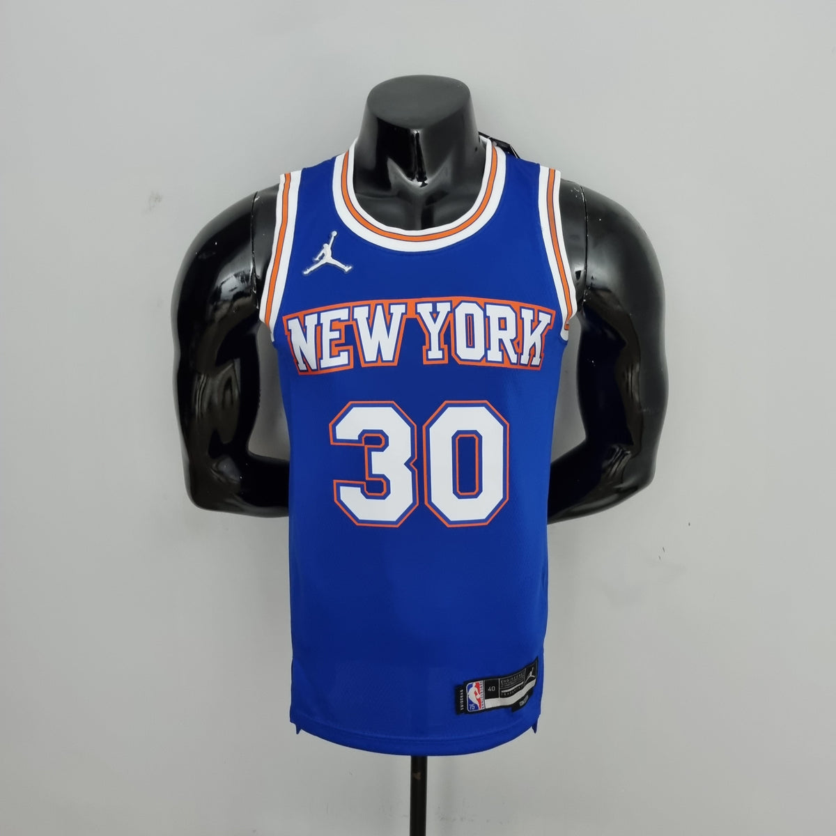 Camisa NBA NY Knicks #30 Randle - 75° Aniversário Limited Blue - JM sports 