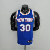Camisa NBA NY Knicks #30 Randle - 75° Aniversário Limited Blue - JM sports 