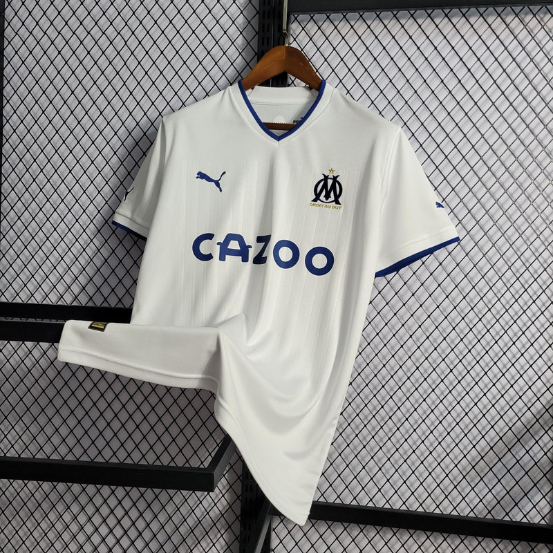 Camisa Olympique de Marseille Titular 22/23 - Versão Torcedor - JM sports 