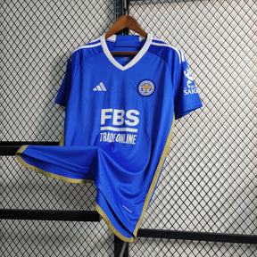 Camisa Leicester Home 23/24 Adidas Torcedor Masculina - Lançamento - JM sports 