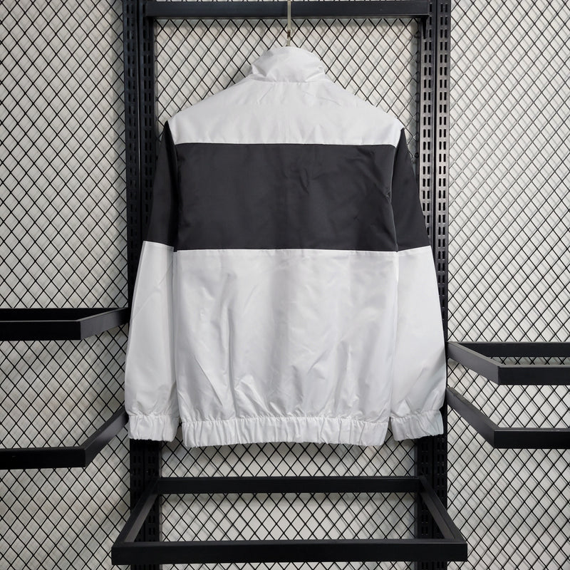 Jaqueta Corta Vento Milan 23/24 - Branco e Preto - JM sports 