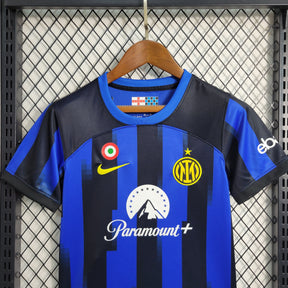 Kit Infantil Inter De Milão Home 23/24 - JM sports 