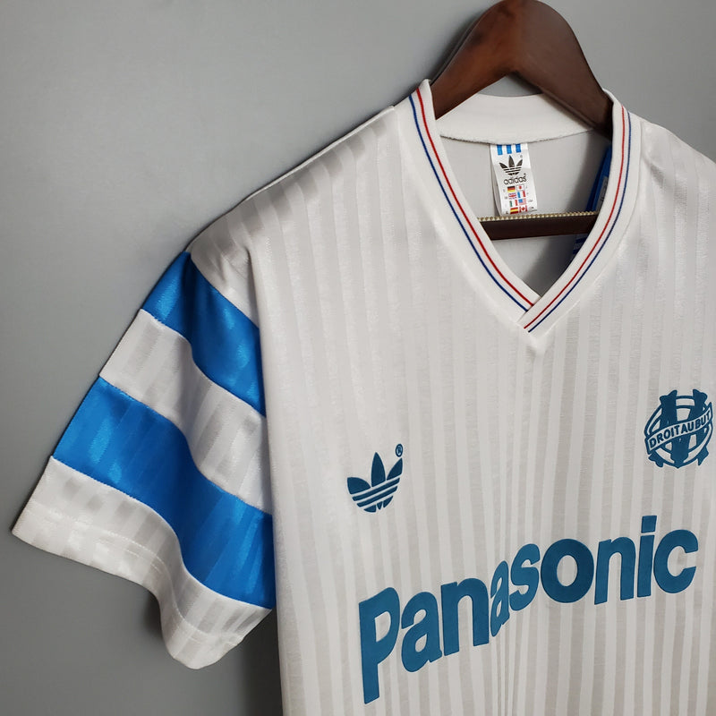 Camisa Olympique de Marseille Titular 90/91 - Versão Retro - JM sports 