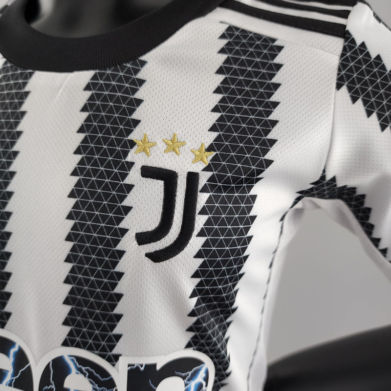 Kit Infantil Juventus Titular 22/23 - JM sports 