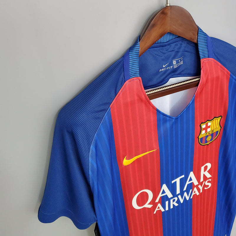 Camisa Barcelona Titular 16/17 - Versão Retro - JM sports 