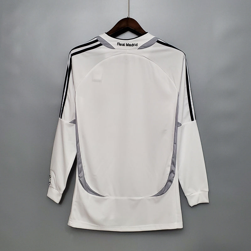 Camisa Real Madrid Titular 06/07 - Versão Retro Manga Comprida - JM sports 
