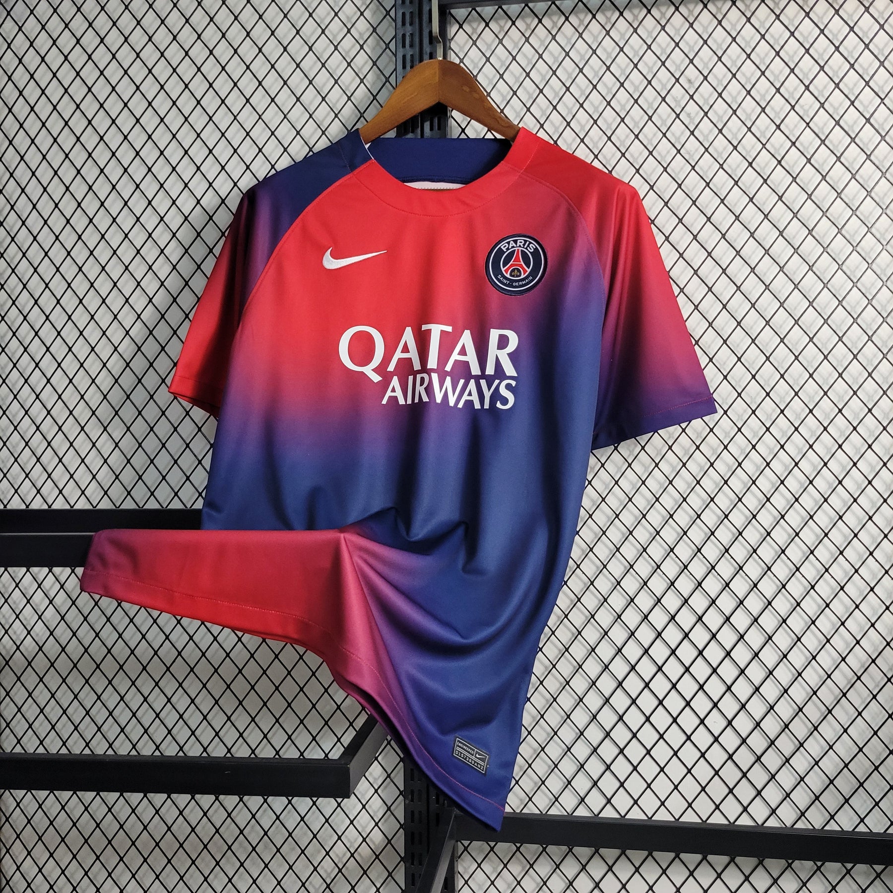 Camisa PSG Treino Vermelha e Azul 23/24 - JM sports 