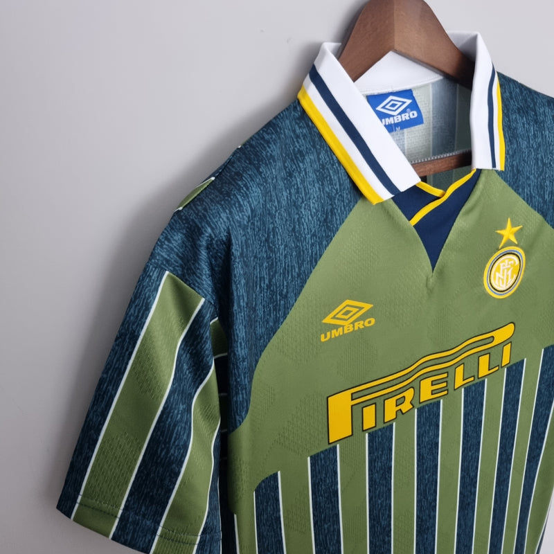 Camisa Inter de Milão Reserva 95/96 - Versão Retro - JM sports 