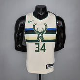 Camisa NBA Milwalkee Bucks #34 Antetokounmpo - Theme White - JM sports 