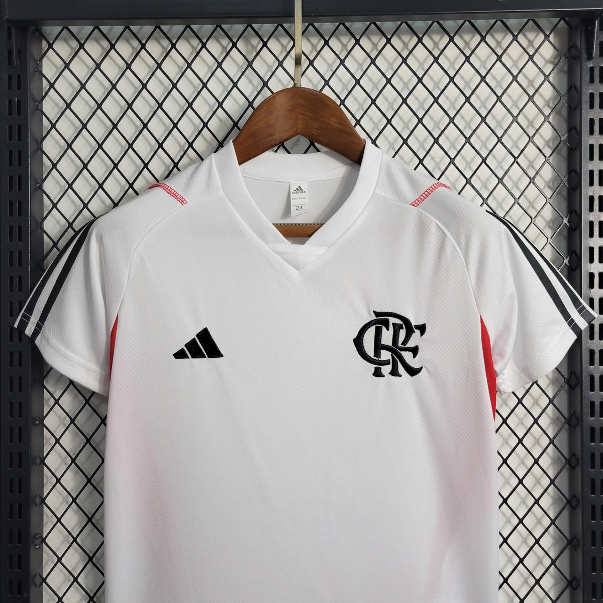 Kit Infantil Flamengo Treino 23/24 - Branco - JM sports 