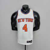 Camisa NBA NY Knicks #4 Rose - 75° Aniversário White - JM sports 
