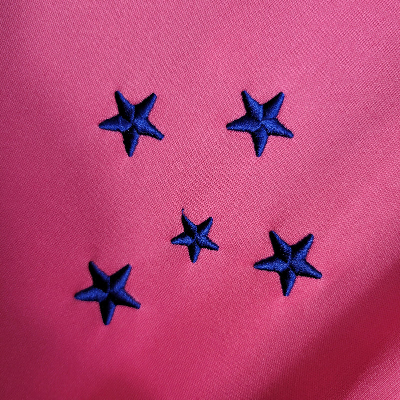 Camisa Cruzeiro Edição Especial Rosa 22/23 - Versão Feminina - JM sports 