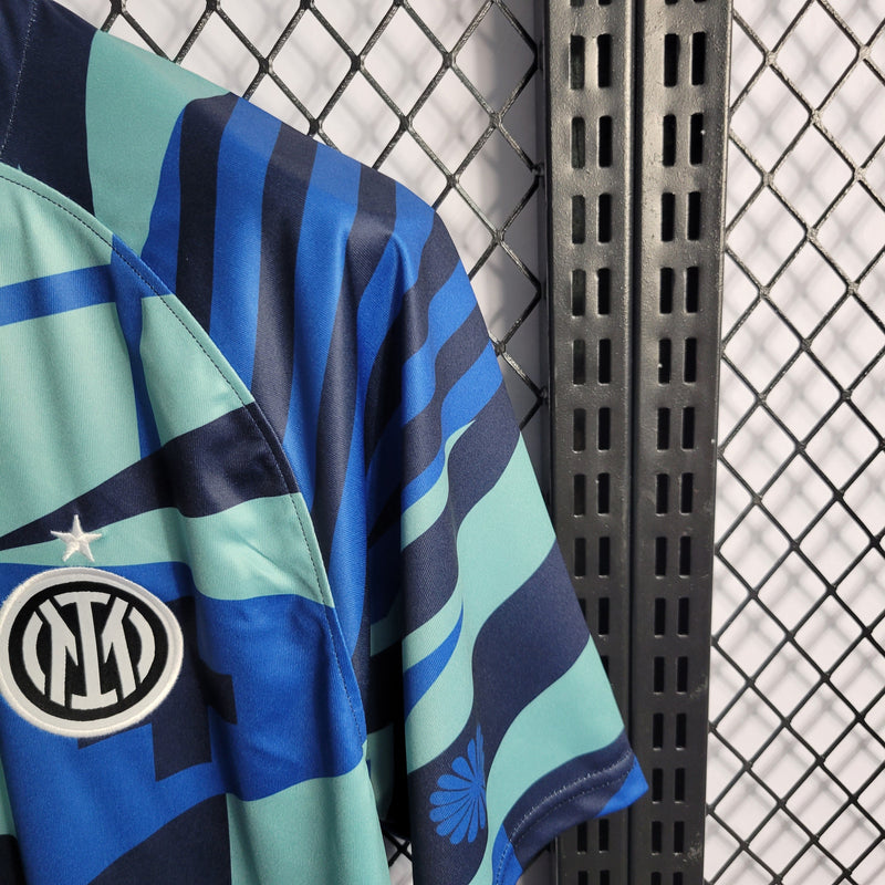 Camisa Inter de Milão Treino Azul 22/23 - Versão Torcedor - JM sports 