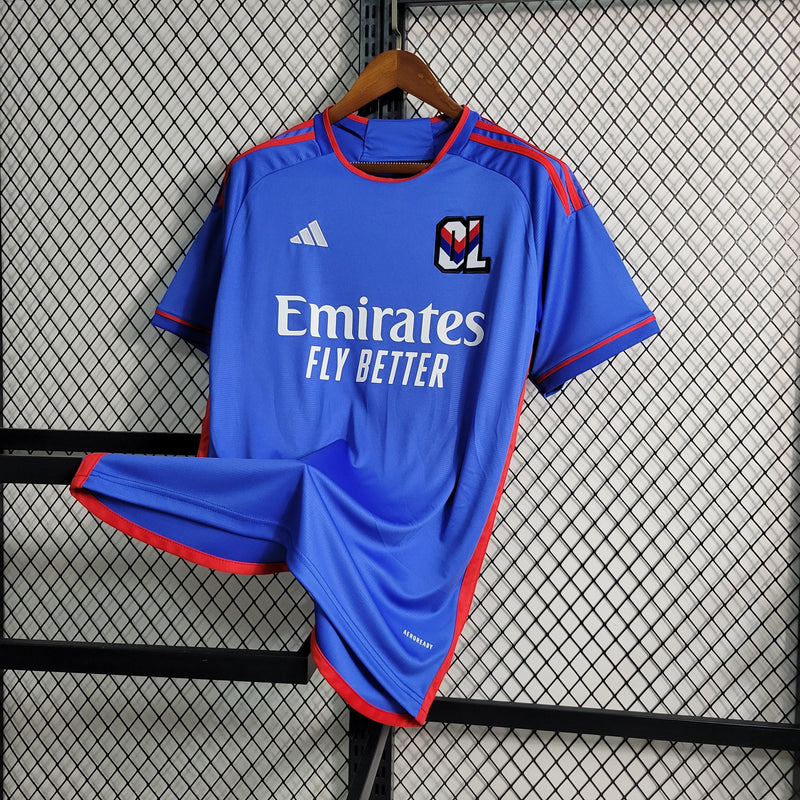 Camisa Lyon Away 23/24 - Adidas Torcedor Masculina - Lançamento - JM sports 
