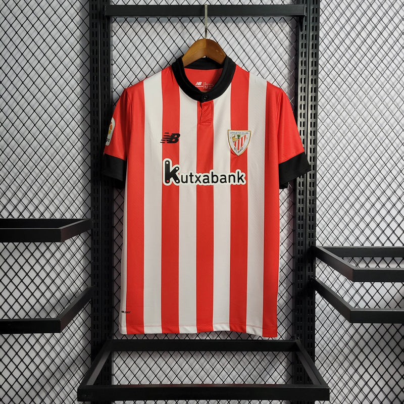 Camisa Athletic Bilbao Titular 22/23 - Versão Torcedor - JM sports 