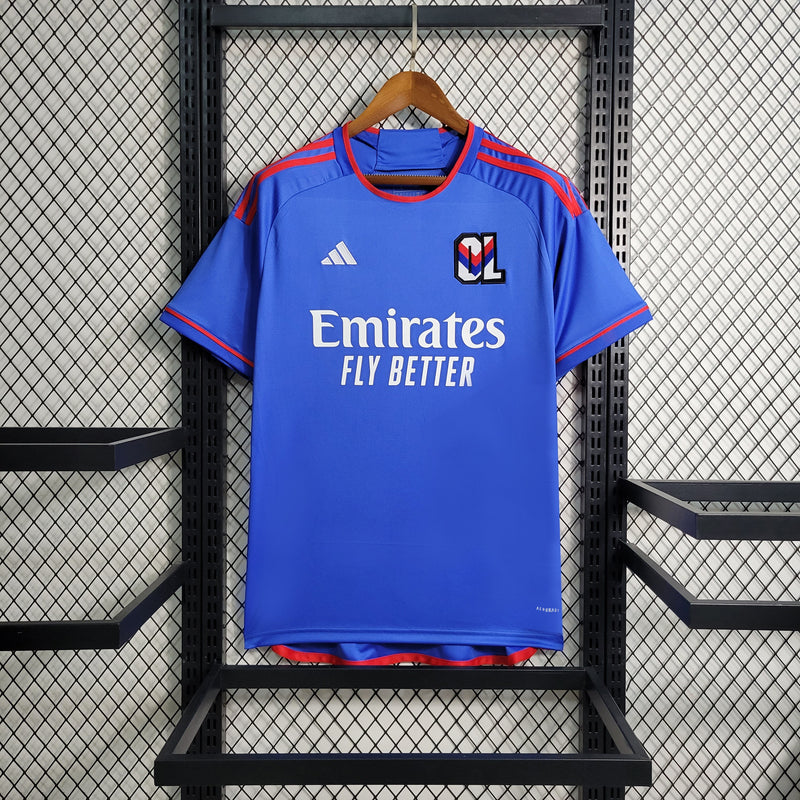 Camisa Lyon Away 23/24 - Adidas Torcedor Masculina - Lançamento - JM sports 