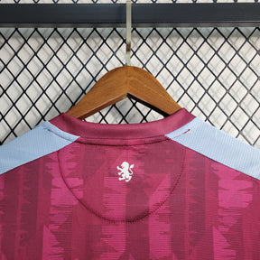 Camisa Aston Villa Home 23/24 Castore Torcedor Masculina - Lançamento - JM sports 