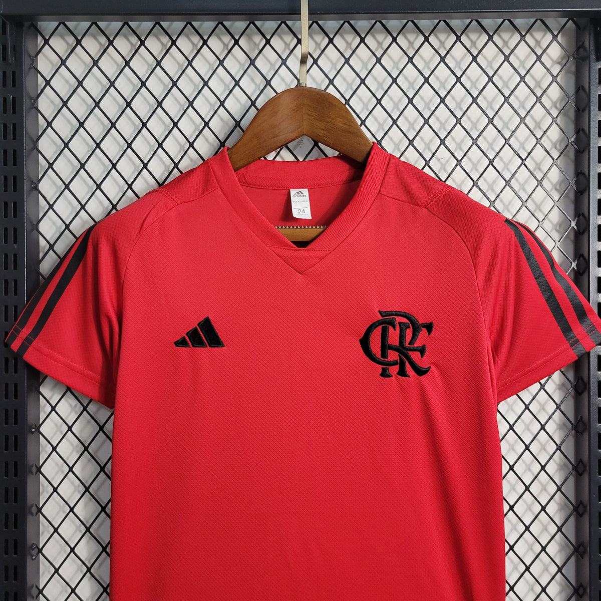 Kit Infantil Flamengo Treino 23/24 - Vermelho - JM sports 