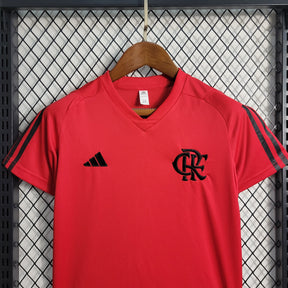 Kit Infantil Flamengo Treino 23/24 - Vermelho - JM sports 