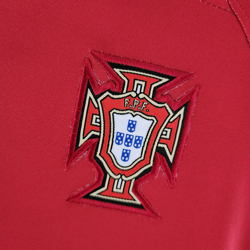 Camisa Portugal Titular 22/23 - Versão Feminina - JM sports 